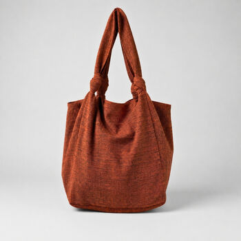 Fair Trade Vegan Comfy Everyday Shoulder Bag Zip Close, 10 of 12