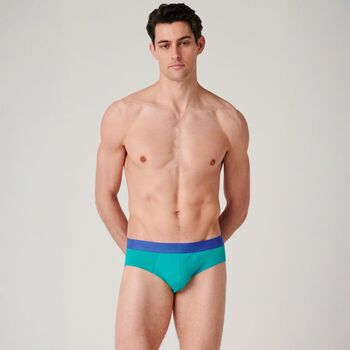 Men's 'Fresh Citrus' Three Pack Cotton Briefs, 9 of 10