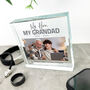 Personalised Memorial Bold Text Photo Crystal Token, thumbnail 5 of 6
