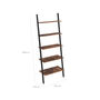Five Tier Industrial Ladder Bookcase Shelf, thumbnail 6 of 6