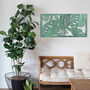 Monstera Majesty: Tropical Plant Leaves Wall Panel, thumbnail 11 of 12