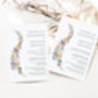 Red And Blue Wedding Invitation Cards, thumbnail 4 of 5