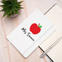 Personalised Teacher Apple Pu A5 Notebook, thumbnail 1 of 4
