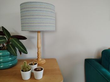 Blue Stripes Lampshade, 3 of 6