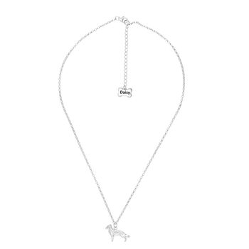 Personalised Golden Retriever Sterling Silver Necklace, 3 of 7