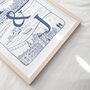 Personalised Couple's Initials Illustrated Travel Print, thumbnail 7 of 10