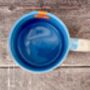 Blue And White Striped Shell Mug, thumbnail 3 of 3