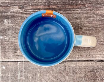 Blue And White Striped Shell Mug, 3 of 3