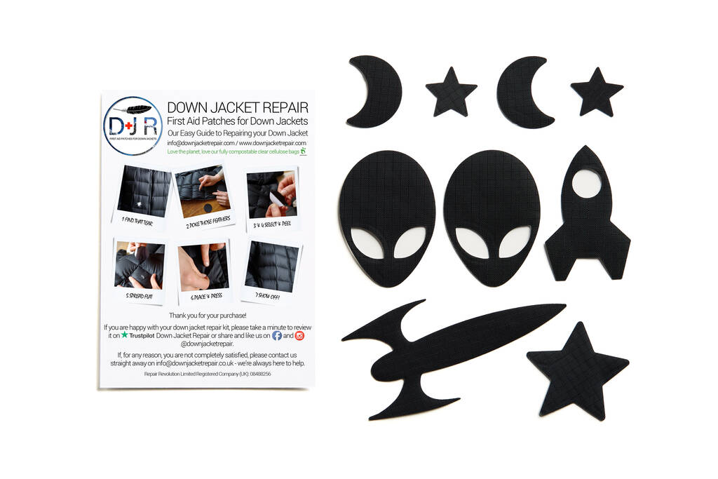 Down jacket repair patch on sale kit