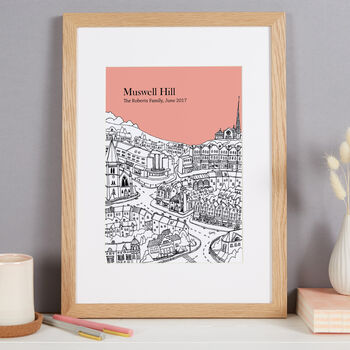 Personalised Muswell Hill Print, 5 of 10
