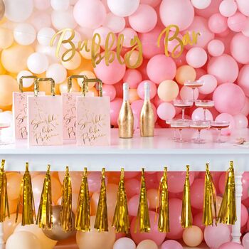 Gold Bubbly Bar Banner, 3 of 4