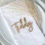 Personalised Scripted Wooden Wedding Place Name, thumbnail 11 of 12