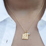 Warriors Of Love Gold Vermeil Necklace, thumbnail 4 of 7
