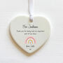 Personalised Engraved Heart Gift For Teachers Thank You Teacher, thumbnail 3 of 3