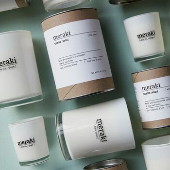 Meraki Fresh Cotton Scented Candle, 6 of 7