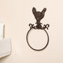 Cast Iron Country Rooster Towel Ring, thumbnail 6 of 12