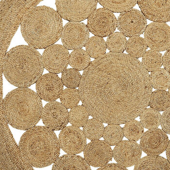 Karna Large Jute Circles Rug, 3 of 7