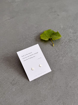 You Are F*Cking Ace Silver Earrings – Empowering Gift For Her, 11 of 11