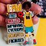 Boys Football Keyring/ Bag Charm, thumbnail 2 of 4