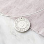 Personalised Silver Coordinate Secret Message Necklace, thumbnail 1 of 4
