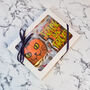 Halloween Iced Biscuit Gift, Pre Order, Pumpkin Kitty, thumbnail 2 of 10
