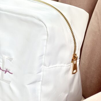 Personalised Embroidered Bride Pouch, 2 of 7