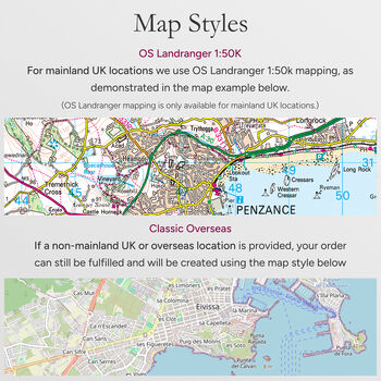 Our New Home Ordnance Survey Landranger Personalised Map Print New Home Gift, 7 of 12