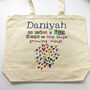 Personalised Growing Minds Teacher Bag, thumbnail 9 of 9