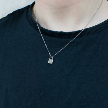 Personalised Mini Padlock Necklace, 7 of 8