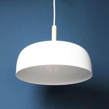 White Hanging Lamp By Lime Tree London | notonthehighstreet.com