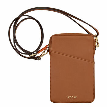Luxury Leather Crossbody Phone Bag, 9 of 10