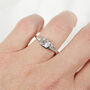 Cushion Cut Lab Grown Diamond Engagement Ring, thumbnail 3 of 3