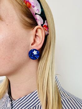 Blueberry Resin Earrings / Summer Fruit Gift, 5 of 5