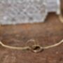 Kensington Nine Carat Gold Infinity Necklace, thumbnail 2 of 3