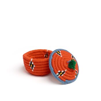 Nini Mini Patterned Handwoven Basket, 8 of 10