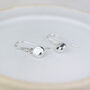 Sterling Silver Nugget Earrings, thumbnail 3 of 3
