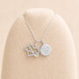 Personalised Small Sterling Silver Infinity Heart Pendant Necklace, thumbnail 1 of 10