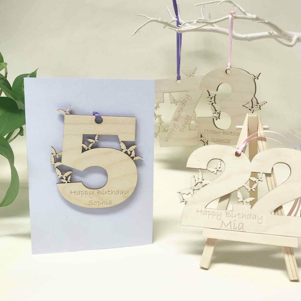 Personalised Birthday Cards With Butterflies, 1 of 12