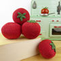 Tomato Soft Toy Crochet Fruit, thumbnail 5 of 8