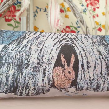 Bunny Illustration Fabric Gift Sachet Decoration, 2 of 4