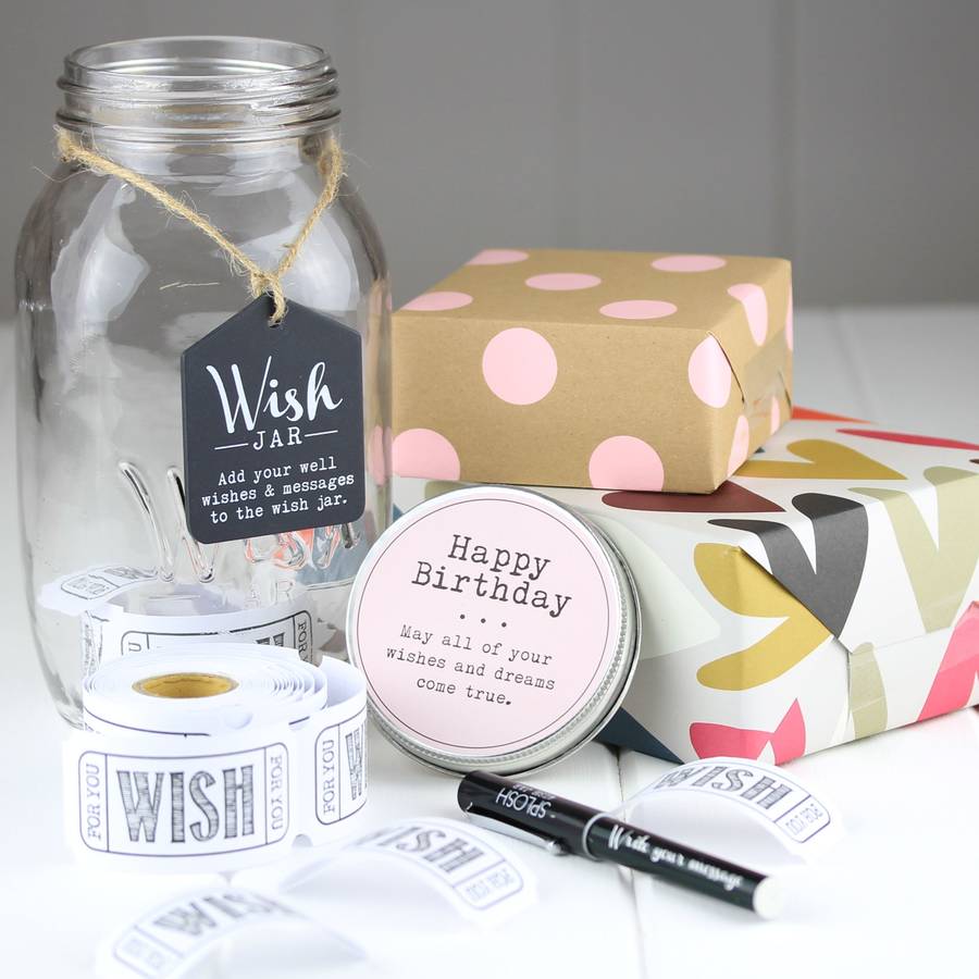 happy birthday wish jar by nest