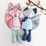 Personalised Soft Toy Fox, thumbnail 1 of 1