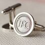 Personalised Silver Cufflinks, thumbnail 1 of 3