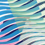 Colourful Abstract Screen Print Waves #Ten, thumbnail 2 of 3