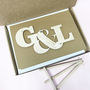 Personalised Entwined Letters Wedding/Engagement Card, thumbnail 12 of 12