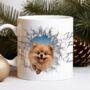 Personalised Christmas Pomeranian Break Through, thumbnail 8 of 10