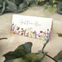 Wildflower Folded Place Cards, thumbnail 2 of 3