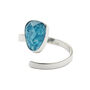 Neon Apatite Sterling Silver Pinky Ring, thumbnail 1 of 2