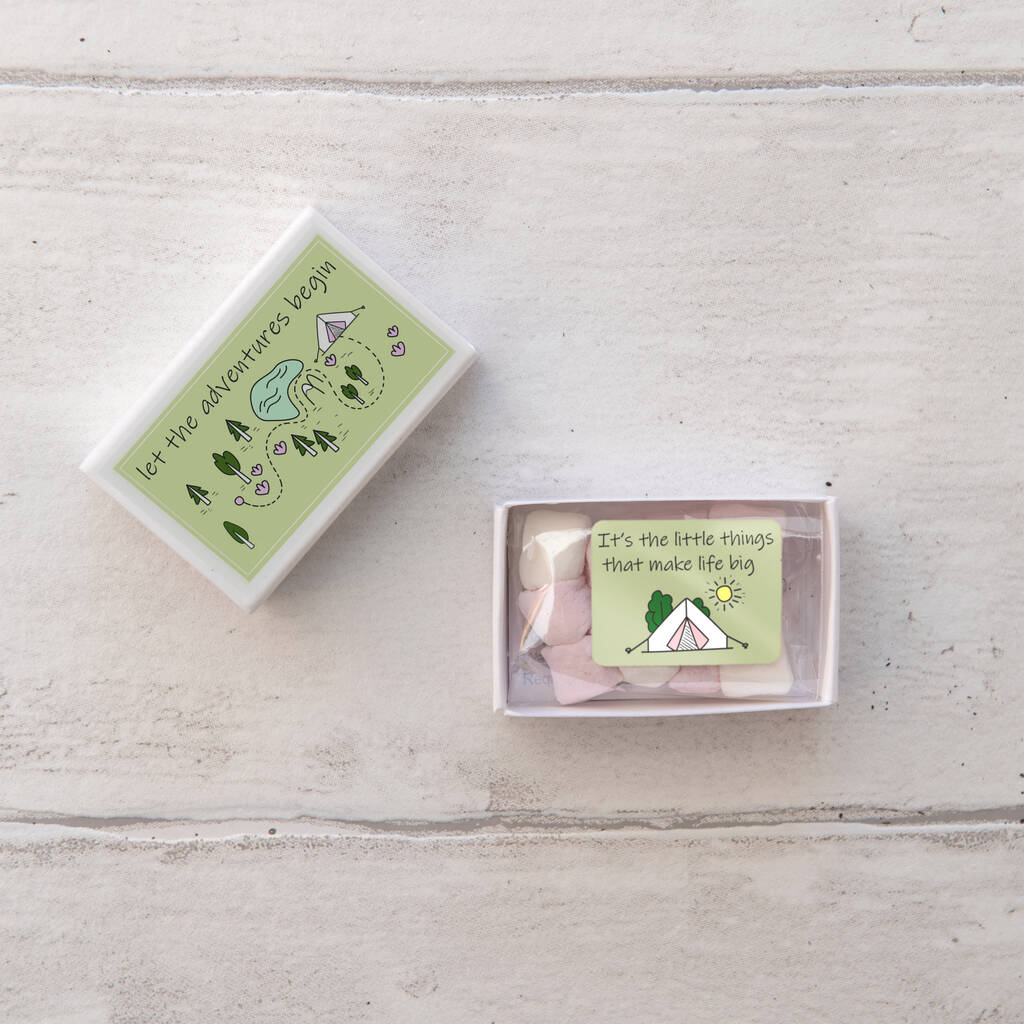 Mini Marshmallow Toasting Kit In A Matchbox By Marvling Bros Ltd