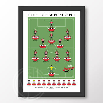 Lincoln City The Champions 2025/26 Poster, 6 of 6